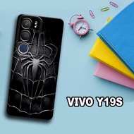 Cc14/ Flexible rubber softcase for vivo y19s/spiderman character Motif/vivo y19s case/vivo y19s char