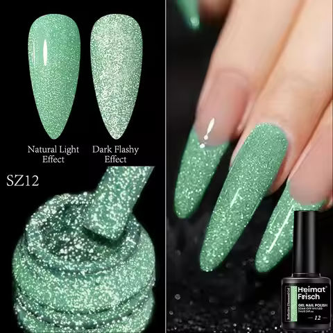 Heimat Frisch Rhinestone Solid Color Gel Nail Art, Holiday Nail Art, Party Nail Art, Festival Design