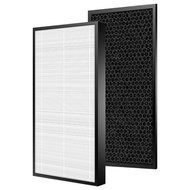 Air purifier filter for Philips AC1215 AC1214 AC1210 AC1213 HEPA filter 360*275*27mm + activated car