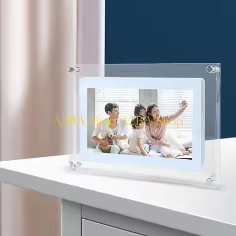 A2BA Stylish Acrylic Electronic Photo Frame IPS Wide Viewing Angles For Commercial