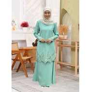 New arrival baju kurung lace design baru( S to XXL)