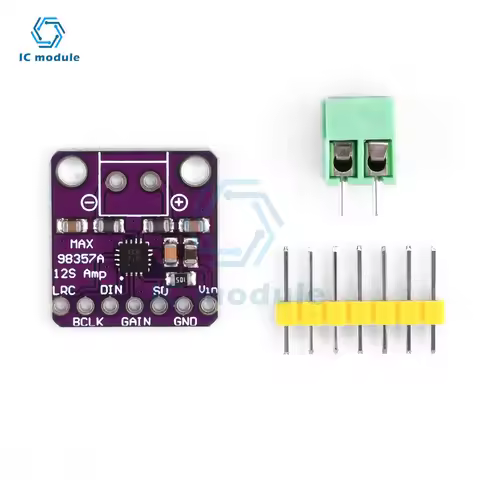 MAX98357 I2S Audio Amplifier Module Audio Amplifiers Filterless Class D Amplifier for ESP32 Raspberr