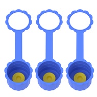 3Pcs 5 Gallon Water Jug Cap Reusable Replacement Bottle Lids Spill Water Bottle Caps Silicone Replac
