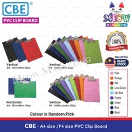 CBE PVC Clip Board - A4 (1341 Wire Clip/1344 Wire Clip) / F4 (1340 Wire Clip/1496 Jumbo Clip)