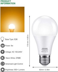 9W(70 瓦) 800流明智能WIFI LED燈泡  ybmckp 9W (70 Watt Equivalent) 800 Lumen Smart Sensor WIFI LED Light Bul