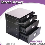 19" Rack Mount Drawer Lockable Metal 1U/2U/3U/4U Server Cabinet