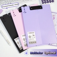 A4 PP PLASTIC Versatile Clip Board Office School Supplies Student Writing Pad Hard Paper Folder 1/2P
