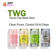 Twg Green Tea Solid Mask Mud Mask Stick Cleansing Smear Style Rose Dead Sea Mud Turmeric Solid Mask 40g Brightening Face Mask