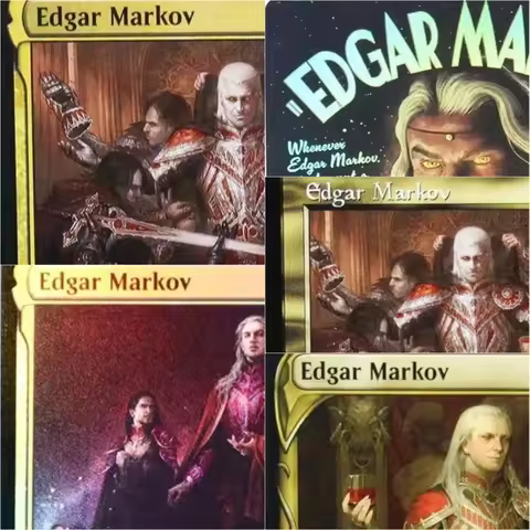 Edgar Markov Custom High Magical Proxy Cards Game Quality Proxy Board Game Trading Cards Proxy