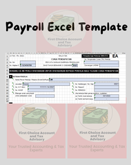 Salary and Payroll template Automatic Generate EPF SOCSO and EIS listing together generate EA Form P
