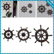 [BbqzefMY] Ship Handlebar Wall Decoration Ship Wheel Wall Hanging Photo Accessories Decoration