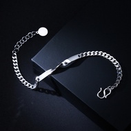 ITM gelang pasangan Mobius Endless love you and me gelang hitam putih couple gelang pria wanita adju