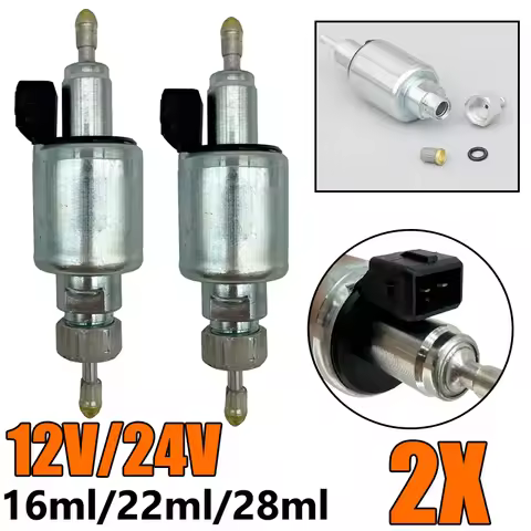 2X 12V/24V Detachable Car Air Diesel Heater Oil Fuel Pump 16ML 22ML 28ML For Webasto Eberspacher Tru