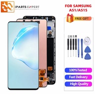 IPARTSEXPERT Original LCD For Samsung Galaxy A51 LCD With Frame A515F SM-A515F/DS A515F/DS A515F Display Touch Screen Digitizer For Samsung A515 Display