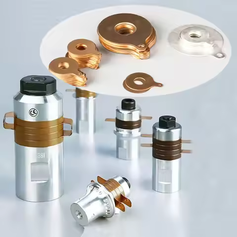Fast Felivery Transducer Copper Plate Ultrasonic Mask Machine Generator Electrode Sheet Piezoelectri