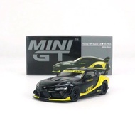 MINI GT 1:64 Toyota GR Supra LB-Works Matte Black MGT00472-CH Car Model Boy Toy Model