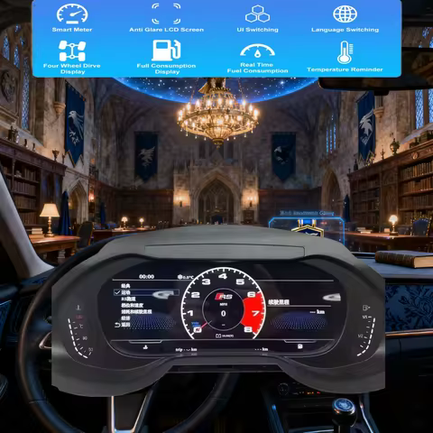 X 12.3'' Car Dashboard Meter For Audi A4L A3 A4 B8 Q3 Q5 A5 RS4 RS5 SQ5 S4 S5 2008-2020 LCD Digital 