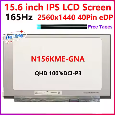 15.6 inch Laptop LCD Screen N156KME-GNA 165HZ For Asus ROG Zephyrus G15 GA503Q Replacement Gaming Di