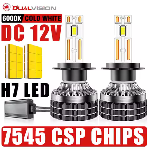 K5C H7 H4 H11 LED Car Light Canbus H1 H8 9005 HB3 9006 HB4 9012 HIR2 H9 4300K Yellow 6000K White CSP