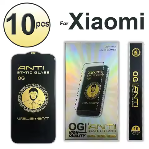 10pcs New Gorilla Clear Tempered Glass For Xiaomi 15 Redmi Note 14 13 12 11 10 Pro A3 A4 14C 13C 12C