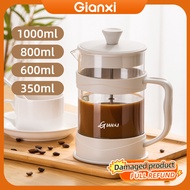 GIANXI Coffee Pot Glass Teapot Set cawan Dan Jug Hand Filter Cup Kettle Teko Air Panas 茶杯茶壶 茶具套装
