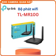 Bộ Phát Wifi 4G TP LINK TL-MR100 4G LTE Dùng Sim DATA -Kho camera