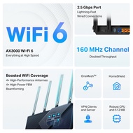 TP-LINK AX3000 Dual-Band Wi-Fi 6 Router Archer AX55 Pro