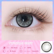 Midroo บลิงบลิงๆ คอนแทคเลนส์ DIA 14.0 มม Twinkle Brown/Grey รายเดือน คอนแทคเลนส์