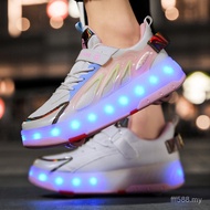 【Hot-selling】good 4 Wheels Roller Shoes for Adults Kids Detachable Wheel Sneakers I4RV