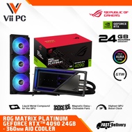 ASUS ROG Matrix Platinum GeForce RTX™ 4090 / RTX4090 / RTX 4090 24GB GDDR6X LIQUID METAL GPU COOLING