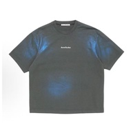 GUOGUO Acne Studios FW25 Rainbow Rainbow Stamping Embossed Loose Round Neck Short Sleeve T-Shirt