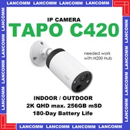 TAPO C420 Smart Home Wire-Free battery CCTV Security Camera (Solar Supported)