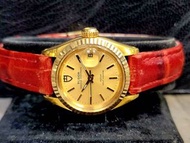 TUDOR Watch 女庄刁陀 Princess Oysterdate Precision 包金17J自动日曆手錶連原廠刁陀包金錶鉤 25mm