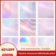 27 Sheets Holographic Cardstock, 8 X 12 Inch Metallic Glitter Shiny Mirror Paper 250gsm/92lb for Art