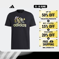 adidas Lifestyle Sportswear Dream Doodle Fill Tee Men Black IL2827