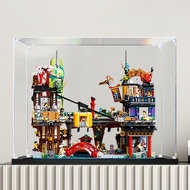[Acrylic Display Box] Acrylic Display Box Suitable for Lego 71799 Phantom Ninja City Market Figure S