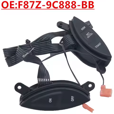 OE:F87Z-9C888-BB Steering Wheel Cruise Control Switch Wireless Bluetooth For Ford Explorer Switch