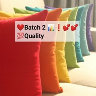 Plain Pillow Case Pillow Cases 16x16 , 17x17 , 18x18 , 20x20 Throw Pillow Case Plain Color Geena B2