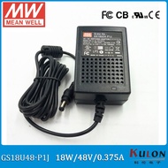 MEAN WELL GS18U48-P1J 18W 0.375A 48V meanwell industrial wall-mounted adaptor level V 2 pol