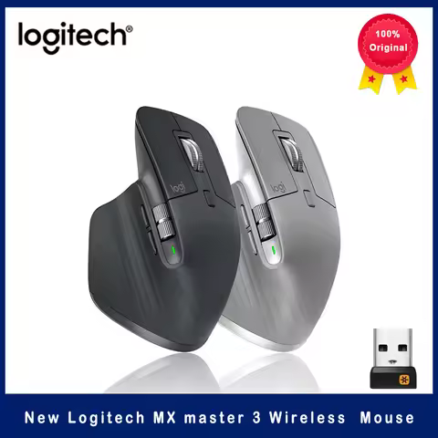Logitech Upgraded MX Master 3/Master 2S/Anywhere 2S/Master 3S Wireless Bluetooth Mouse 2.4G Low Nois