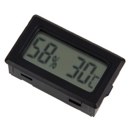 YKST-1A Mini LCD Digital Indoor Thermometer Hygrometer Fridge Freezer Black