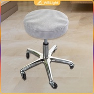 WBLight Round Stool Cover, Dia 28-38cm Dustproof Polyester Fiber Stretchable Slipcovers Seat Cover for Hotel Use Bar Home Barstool Chair