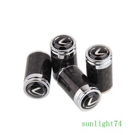 [4pcs Pack] Lexus Lexus Valve Cap Carbon Fiber Lexus IS CT GS NX200 ES300HES250 Modified Valve Cap