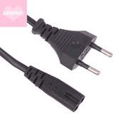 [guyumao] 1Pc EU Power Cord EU AC Power Cable Figure 8 C7 To Euro Eu 2Pin AC Plug Power Cable Cord F