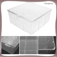 Cards Dividing Box Acrylic Card Storage Holder Game Card Case Acrylic Box With Lid Gaming Card Holde