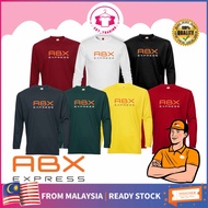 🔥PROMOSI HEBAT🔥READY STOCK ABX EXPRESS BAJU LELAKI PEREMPUAN LONGSLEEVE T SHIRT100% MICROFIBER JERSE