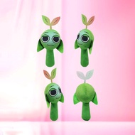 Dandy's World Sprout Plush 25cm, Green Sprout Plant Character Stuffed Doll for Game Fans
