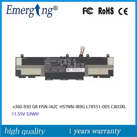 CXO3XL CX03XL Laptop Battery for HP Elitebook x360 830 G7 G8 Series Notebook HSTNN-LB8R L77624-421 L