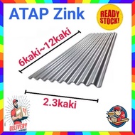 Atap Zink (12feet~4feet) / Bumbung Rumah / Zink Putih (MD)