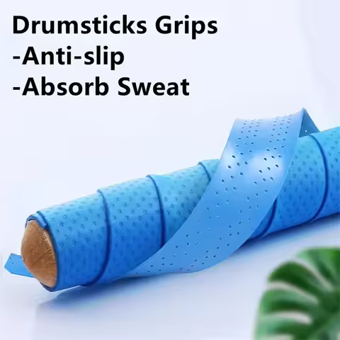 1PC Anti-slip Drumsticks Grips High Quality PU Sweat Absorbed Drum Sticks Tape For 7A 5A 5B 7B Drums